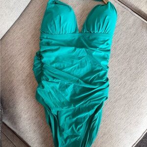 Calvin Klein Teal One Piece Swimsuit